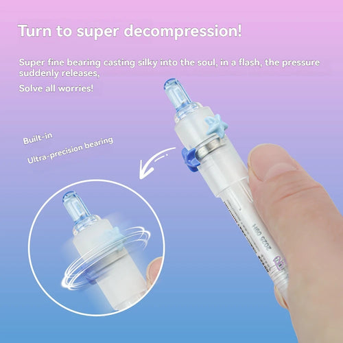 12PC Zhuanzhuan Lucky Star Fun Ocean High Beauty Anti slip Sheath Quick Drying Double Bead Brushing Question Black Pen